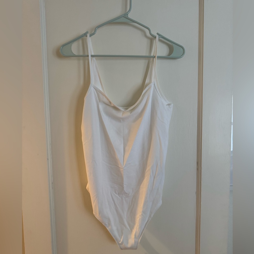 Abercrombie & Fitch Cream Soft Bodysuit